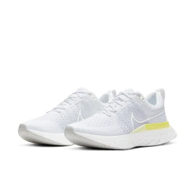 Nike (wmns)  React Infinity Run Flyknit 2 'white Light Citron' In Multi
