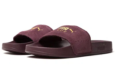 Puma Leadcat Suede Slide 'vineyard Wine' In Multi