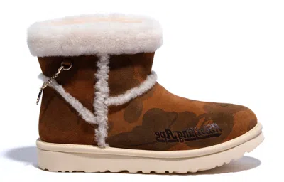 Ugg X Bape Classic Mini Fleece Lined Brown