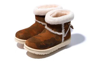 Ugg X Bape Classic Mini Fleece Lined Brown