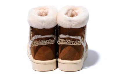 Ugg X Bape Classic Mini Fleece Lined Brown