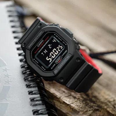 Casio G-shock Square 'black' In Blue