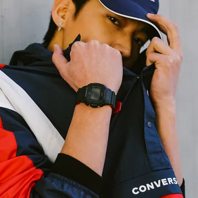 Casio G-shock Square 'black' In Blue