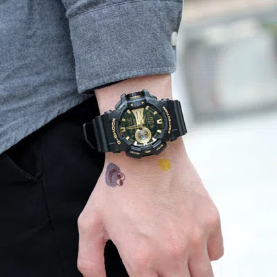 Casio G-shock Analog-digital 'black' In Blue