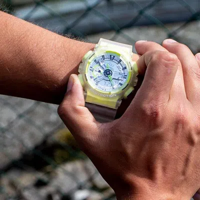 Casio G-shock Analog-digital 'white' In Neutral