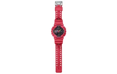Casio G-shock Analog-digital 'red' In Pink