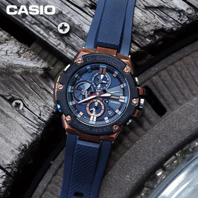 Casio G-shock G-steel 'black' In Blue
