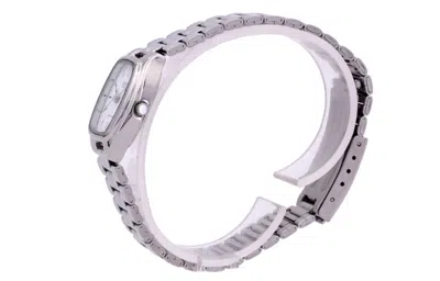 Casio Quartz Waterproof Silver Analog In Metallic