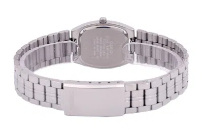 Casio Quartz Waterproof Silver Analog In Metallic