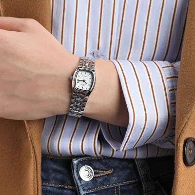 Casio Quartz Waterproof Silver Analog In Metallic