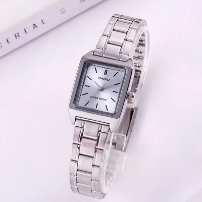 Casio Dress Retro Small Quartz Watch Silver Analog In Metallic