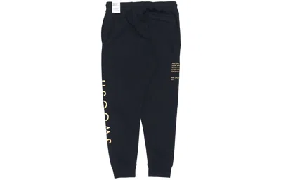 Nike Men's  Fleece Knit Printing Casual Sports Pants/trousers/joggers Autumn Black