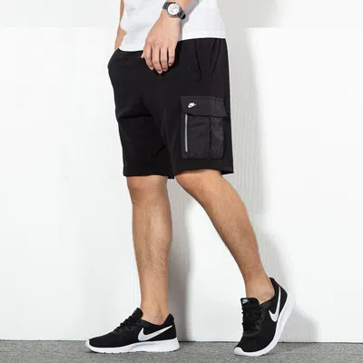 Nike Pocket Drawstring Sports Running Breathable Shorts Black