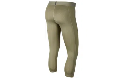 Nike Pro Quick Dry Training Tight Sports Gym Pants Green