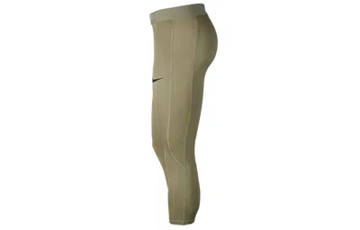 Nike Pro Quick Dry Training Tight Sports Gym Pants Green