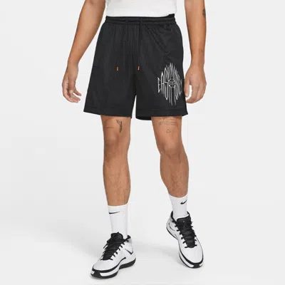 Nike Men's  Embroidered Logo Breathable Sports Shorts Black