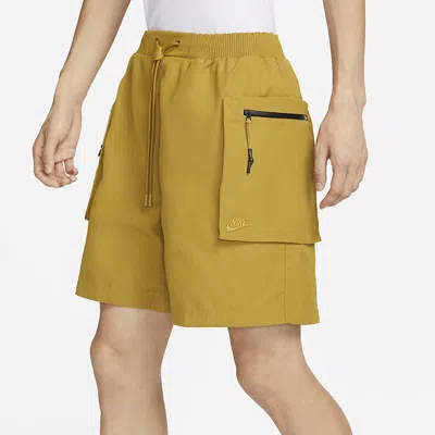 Nike Nsw Tech Pack Woven Utility Shorts 'mustard Yellow'