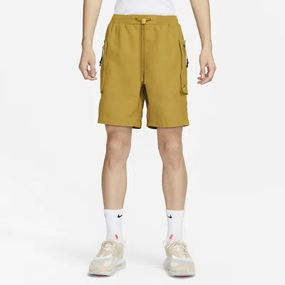Nike Nsw Tech Pack Woven Utility Shorts 'mustard Yellow'