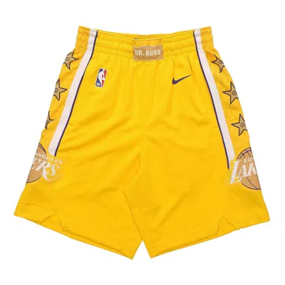 Nike Nba Sw 19-20 La Lakers Swingman Shorts Yellow