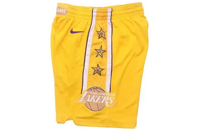 Nike Nba Sw 19-20 La Lakers Swingman Shorts Yellow