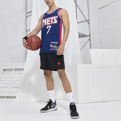 Nike Men's  Nba 75 Anniversary Retro Basketball Jersey/vest Sw Fan Edition Brooklyn Nets Durant No. 7 In Multi