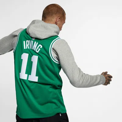 Nike Nba Boston Celtic Kyrie Irving Basketball Jersey/vest Sw Fan Edition Boston Celtics 11 Green