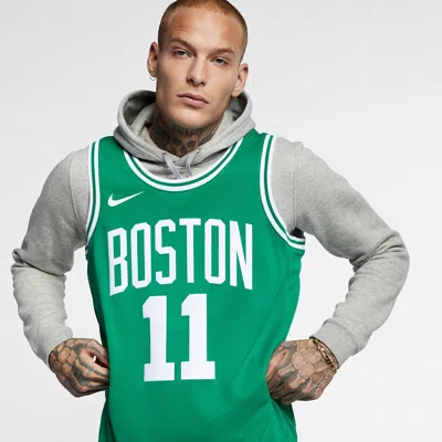 Nike Nba Boston Celtic Kyrie Irving Basketball Jersey/vest Sw Fan Edition Boston Celtics 11 Green