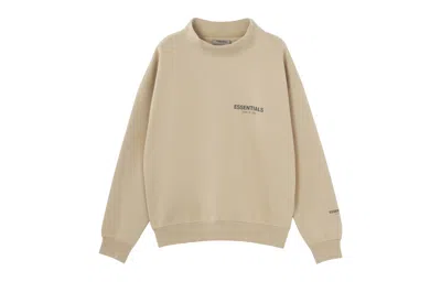 Essentials Fear Of God  Fw21 Mock Neck Sweatshirt Beige In Neutral