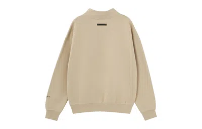 Essentials Fear Of God  Fw21 Mock Neck Sweatshirt Beige In Neutral