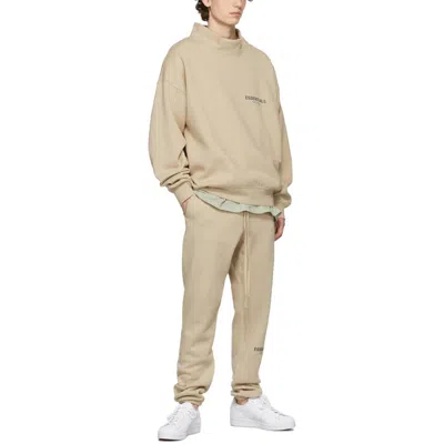 Essentials Fear Of God  Fw21 Mock Neck Sweatshirt Beige In Neutral