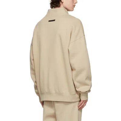 Essentials Fear Of God  Fw21 Mock Neck Sweatshirt Beige In Neutral