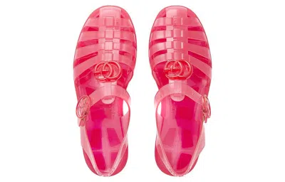 Gucci (wmns)  Gg Fisherman Sandal 'deep Coral'