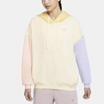 Nike (wmns) As W  Sportswear Po Hoodie Pastel C Coconut Milk In Multi