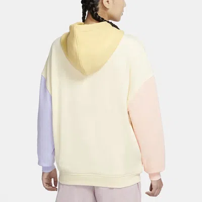 Nike (wmns) As W  Sportswear Po Hoodie Pastel C Coconut Milk In Multi