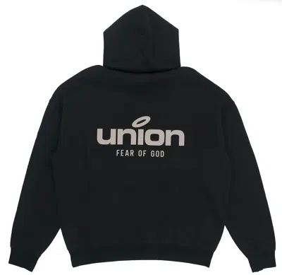 Essentials Fear Of God  Fw21 Vintage Hoodie X Union La 'black'