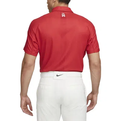 Nike Dri-fit Adv Tiger Woods Golf Polo Shirt 'red'