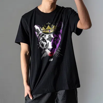 Puma X Pavl Stanley Animalize Printed Short Sleeve Tee Black