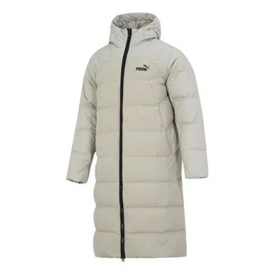Puma Hooded Down Coat Jacket 'white'