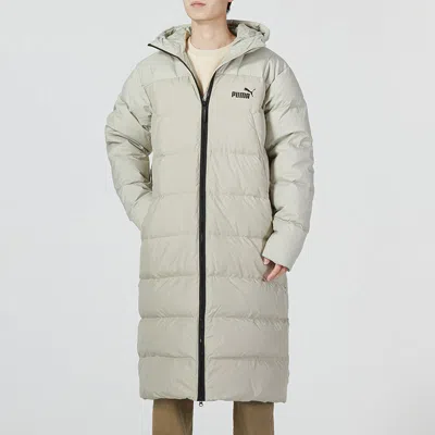 Puma Hooded Down Coat Jacket 'white'