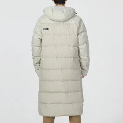 Puma Hooded Down Coat Jacket 'white'