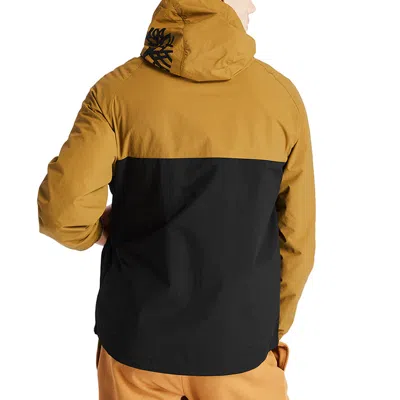 Timberland Pullover Windbreaker Jacket 'brown Black' In Multi