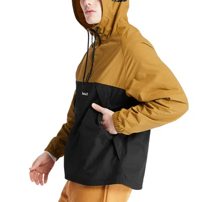 Timberland Pullover Windbreaker Jacket 'brown Black' In Multi