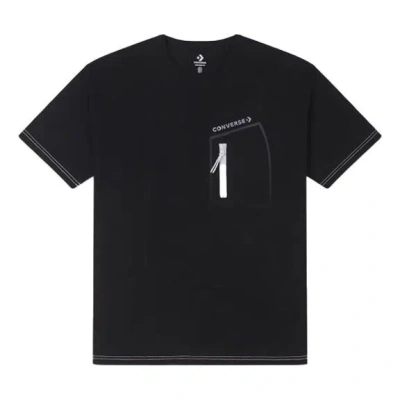 Converse Zip Pocket Logo T-shirt 'black'