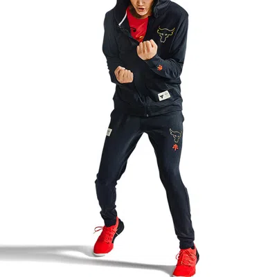 Under Armour Project Rock Leisure Running Training Sports Jacket Men's Black