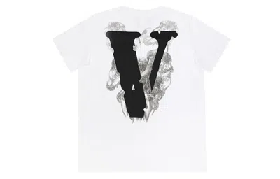Vlone Smoke Demon Angel Short Sleeve Unisex White
