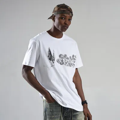 Vlone Smoke Demon Angel Short Sleeve Unisex White