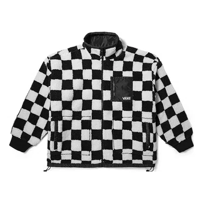 Vans (wmns)  Checkerboard Sherpa Jacket 'white Black' In Multi