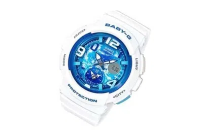 Casio Baby-g 'white Blue' In Metallic