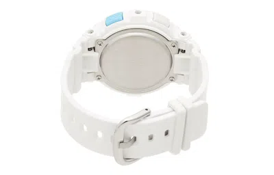 Casio Baby-g 'white Blue' In Metallic