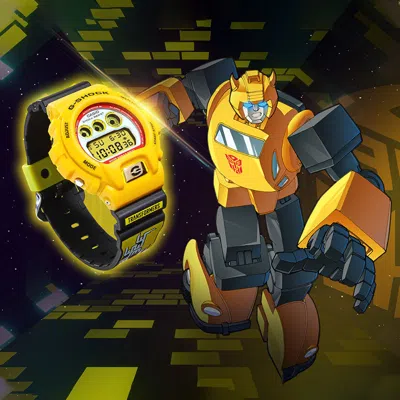 Casio G-shock Digital 'yellow'